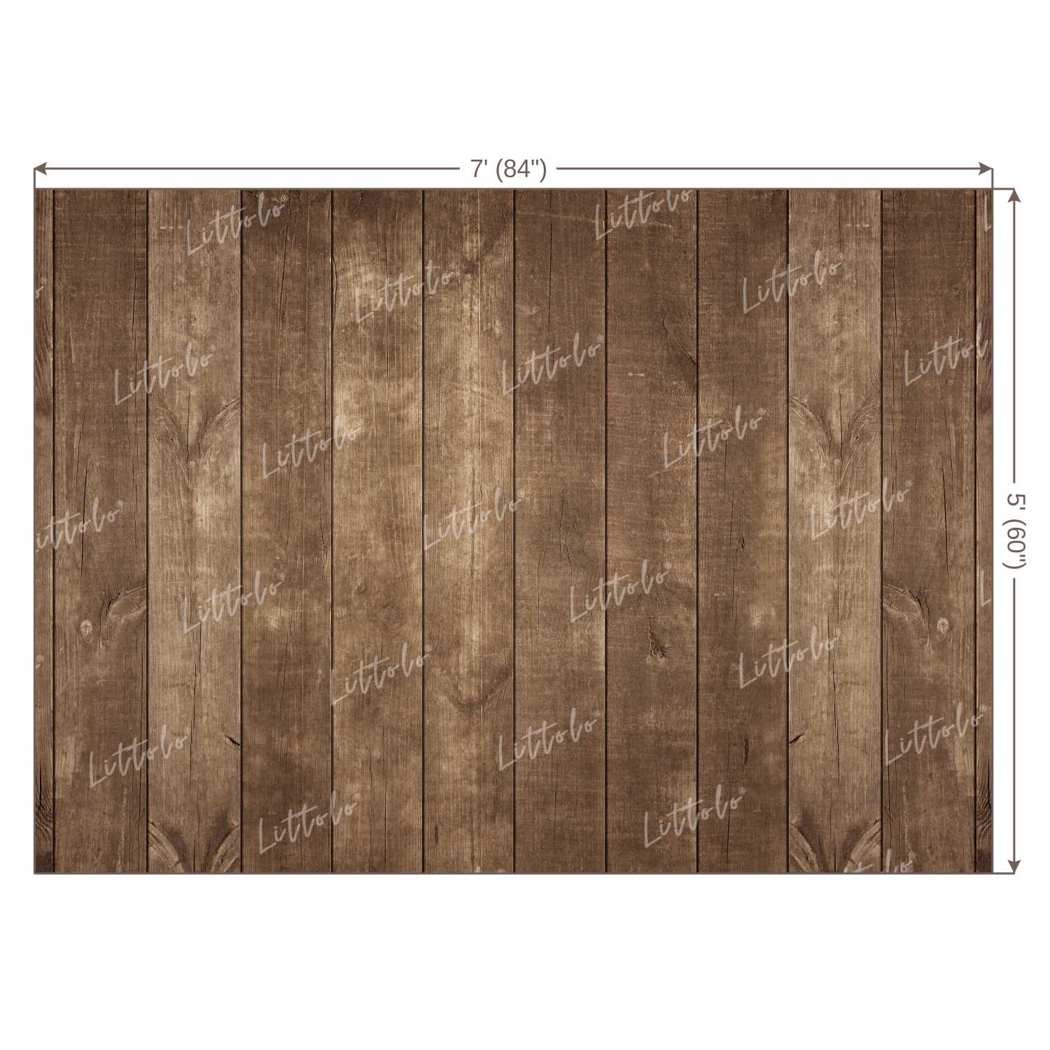 LB0213 Natural Wood Shades Planks Backdrop