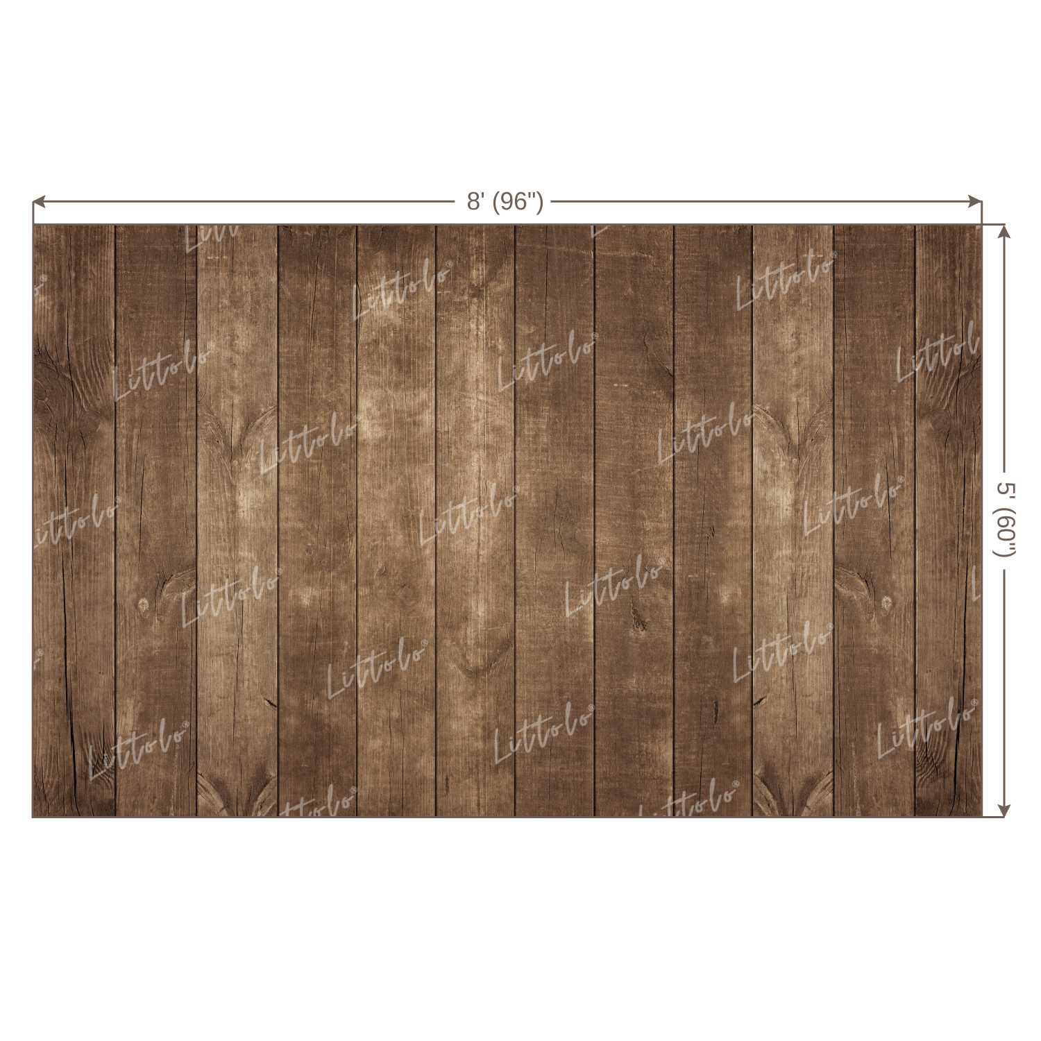 LB0213 Natural Wood Shades Planks Backdrop