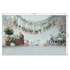 LB0214 Spring Boho Theme Backdrop