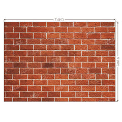 LB0219 Red Bricks Wall Backdrop