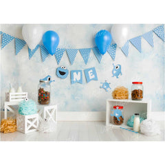 LB0225 Happy Birthday ONE Theme Backdrop