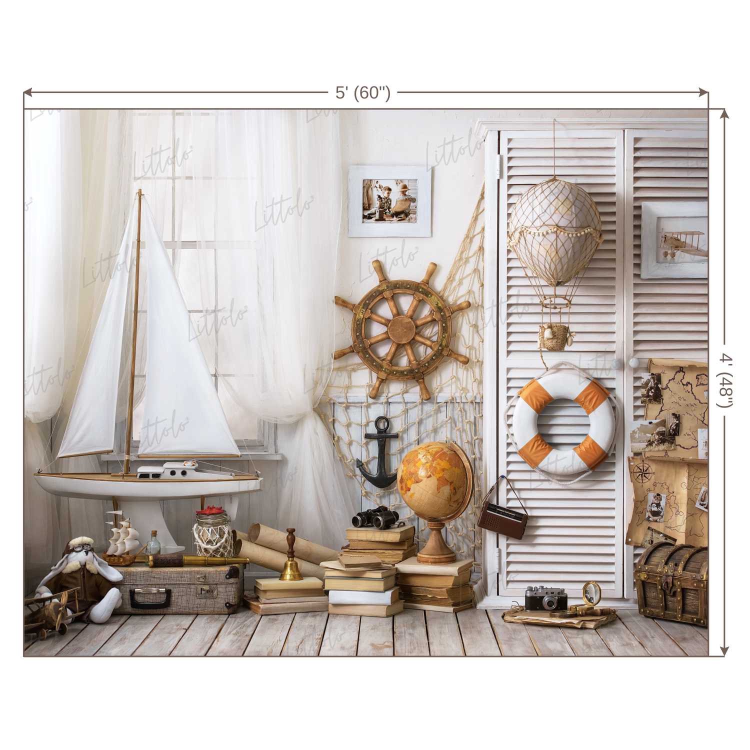 LB0226 Sea Explorer Theme Backdrop