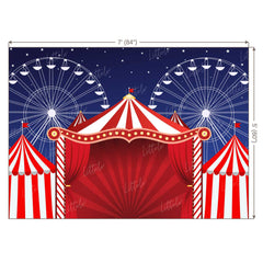 LB0245 Carnival Circus Theme Backdrop