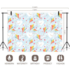 LB0250 Kites Theme Backdrop