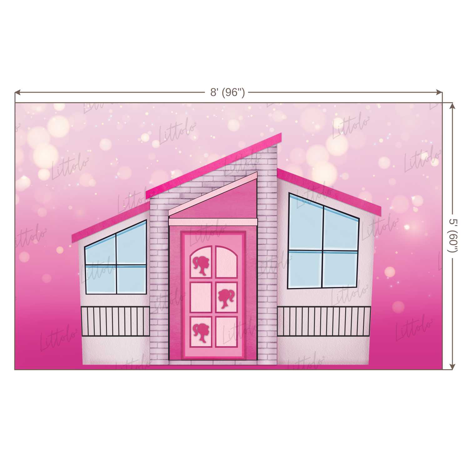 LB0255 Doll House Theme Backdrop