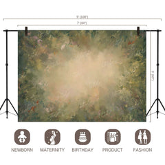 LB0258 Hazel Green Texture Backdrop