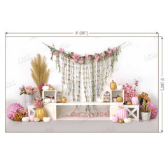 LB0260 Boho Garden Theme Backdrop