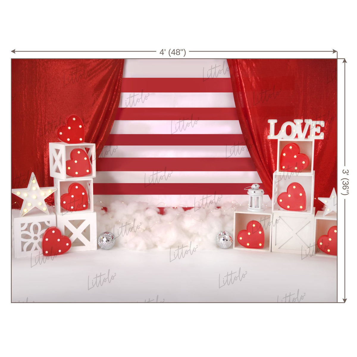 LB0264 Valentine Special Theme Backdrop