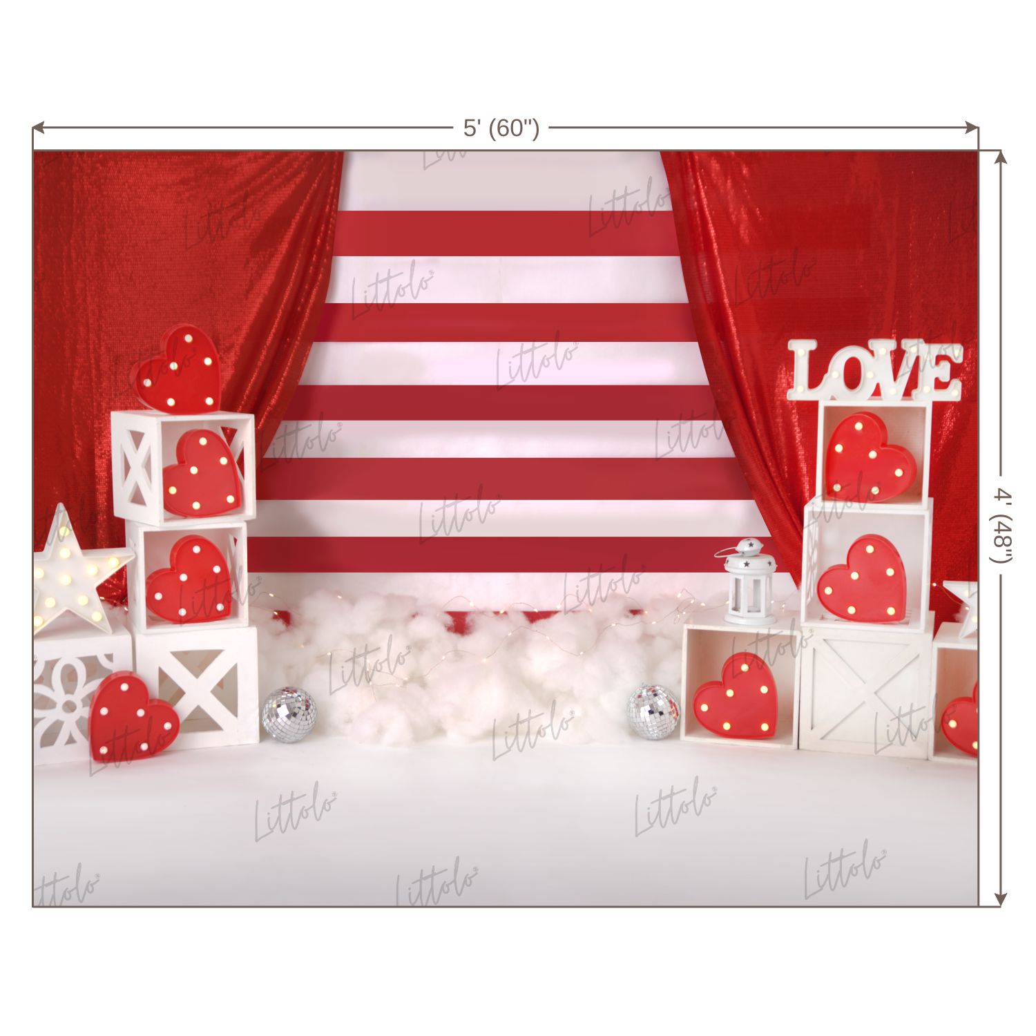 LB0264 Valentine Special Theme Backdrop