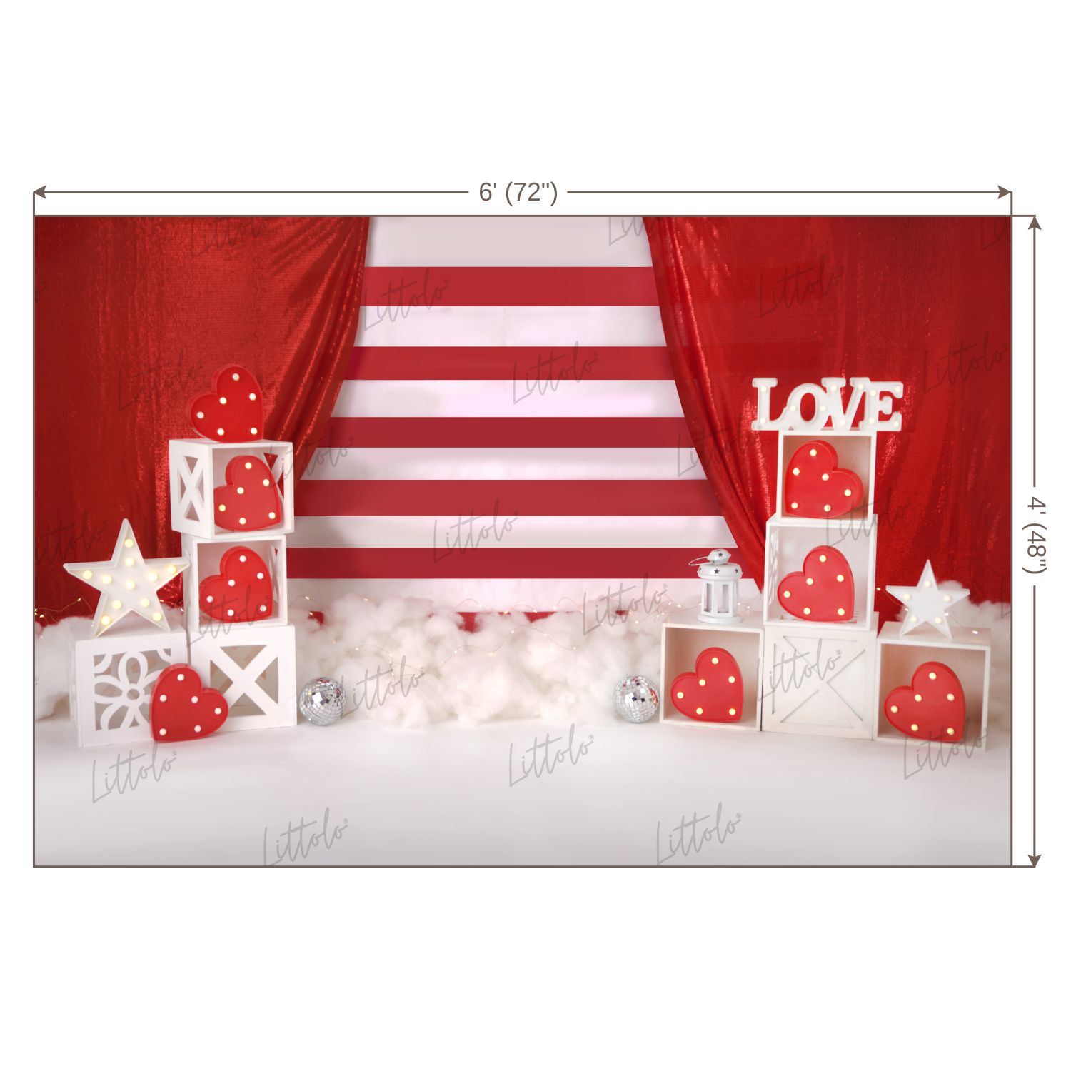 LB0264 Valentine Special Theme Backdrop