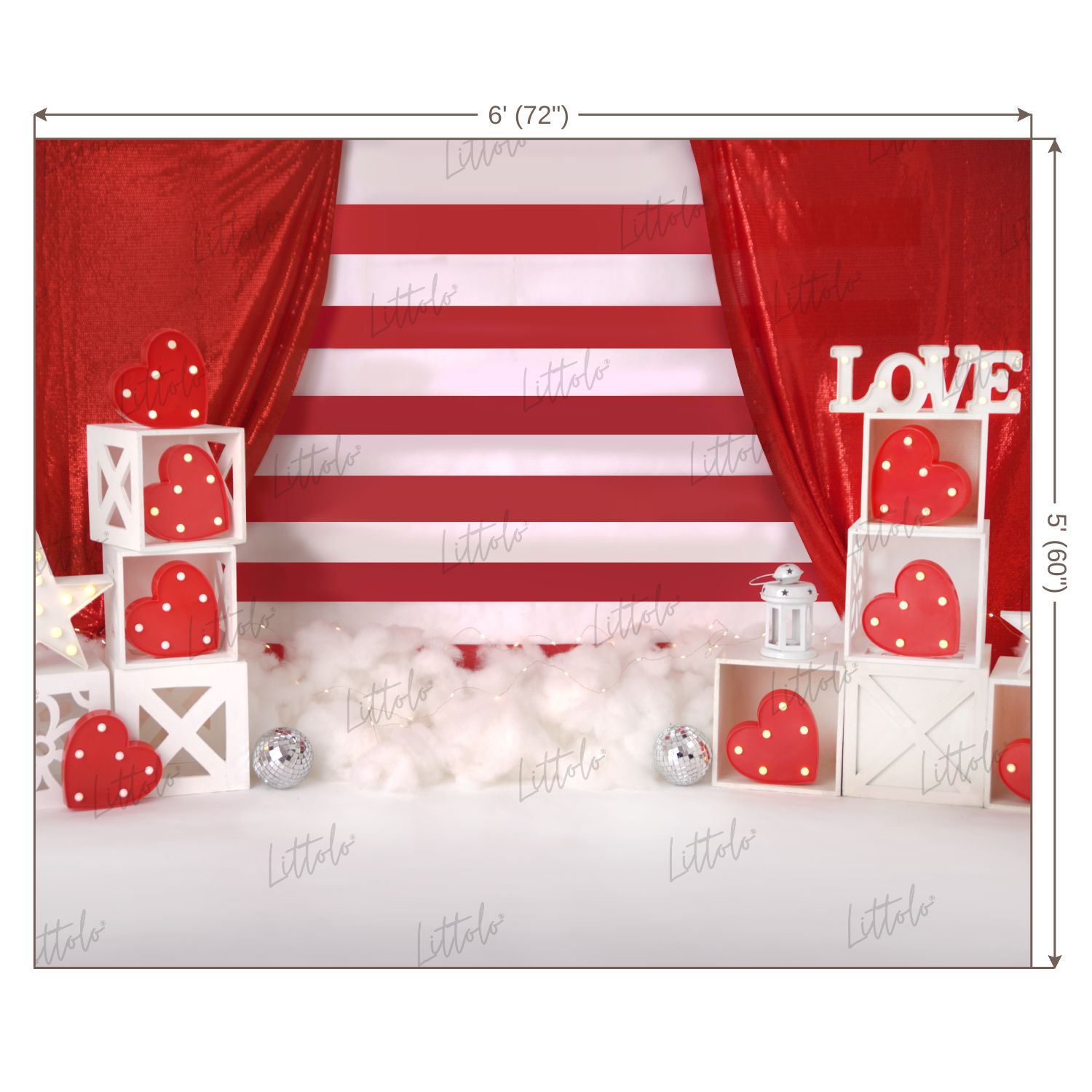 LB0264 Valentine Special Theme Backdrop