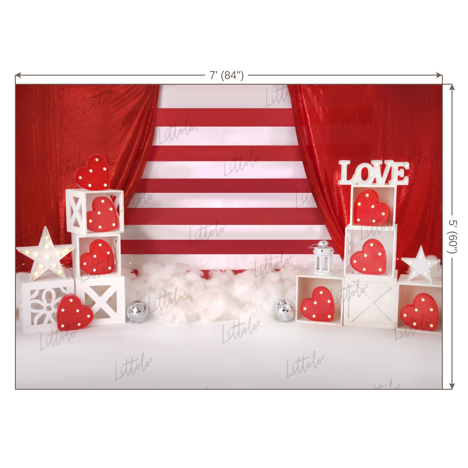 LB0264 Valentine Special Theme Backdrop