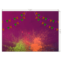 LB0273 Holi Special Festivals and Seasons Backdrop