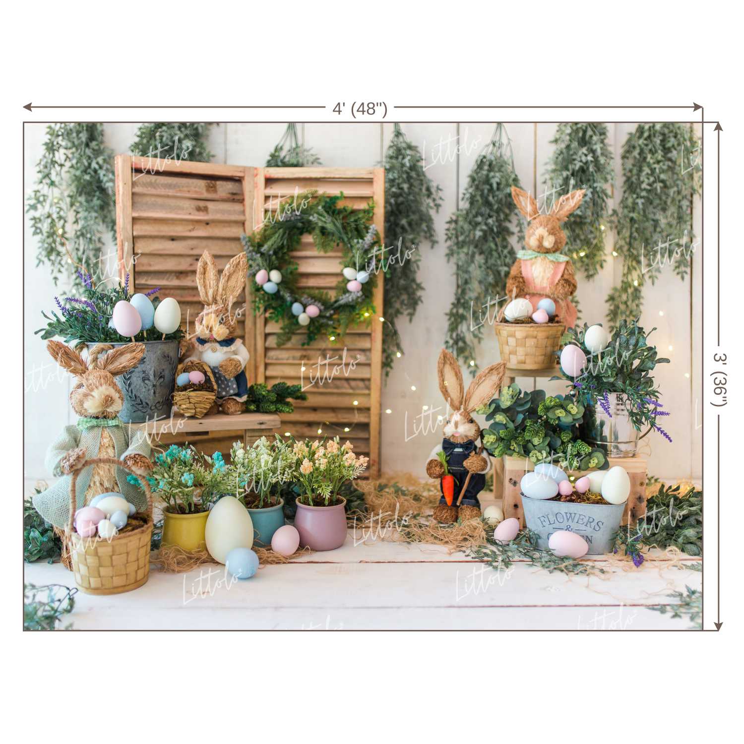 LB0277 Easter Theme Backdrop