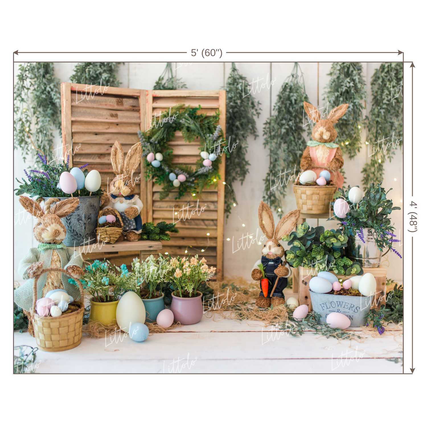 LB0277 Easter Theme Backdrop