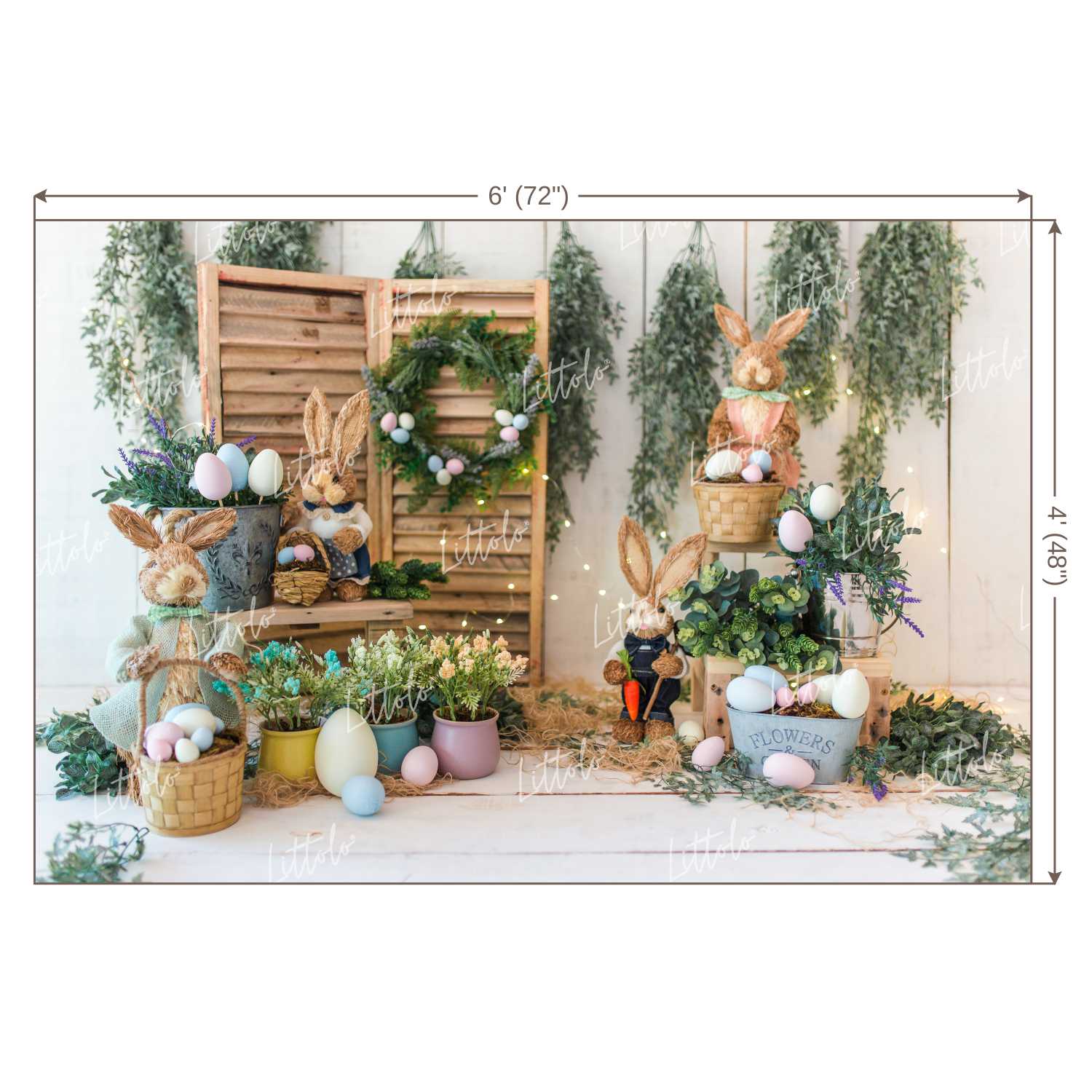 LB0277 Easter Theme Backdrop