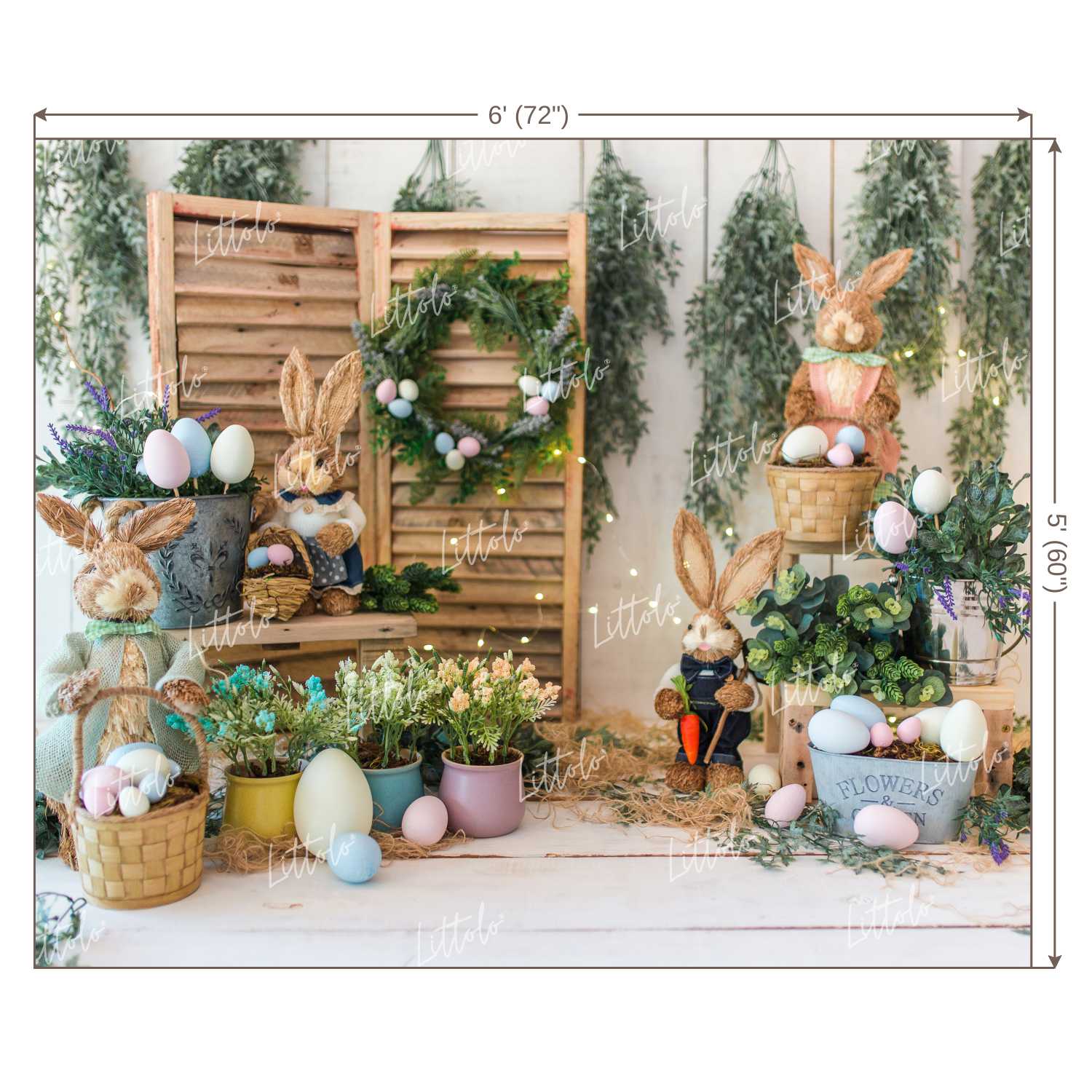 LB0277 Easter Theme Backdrop