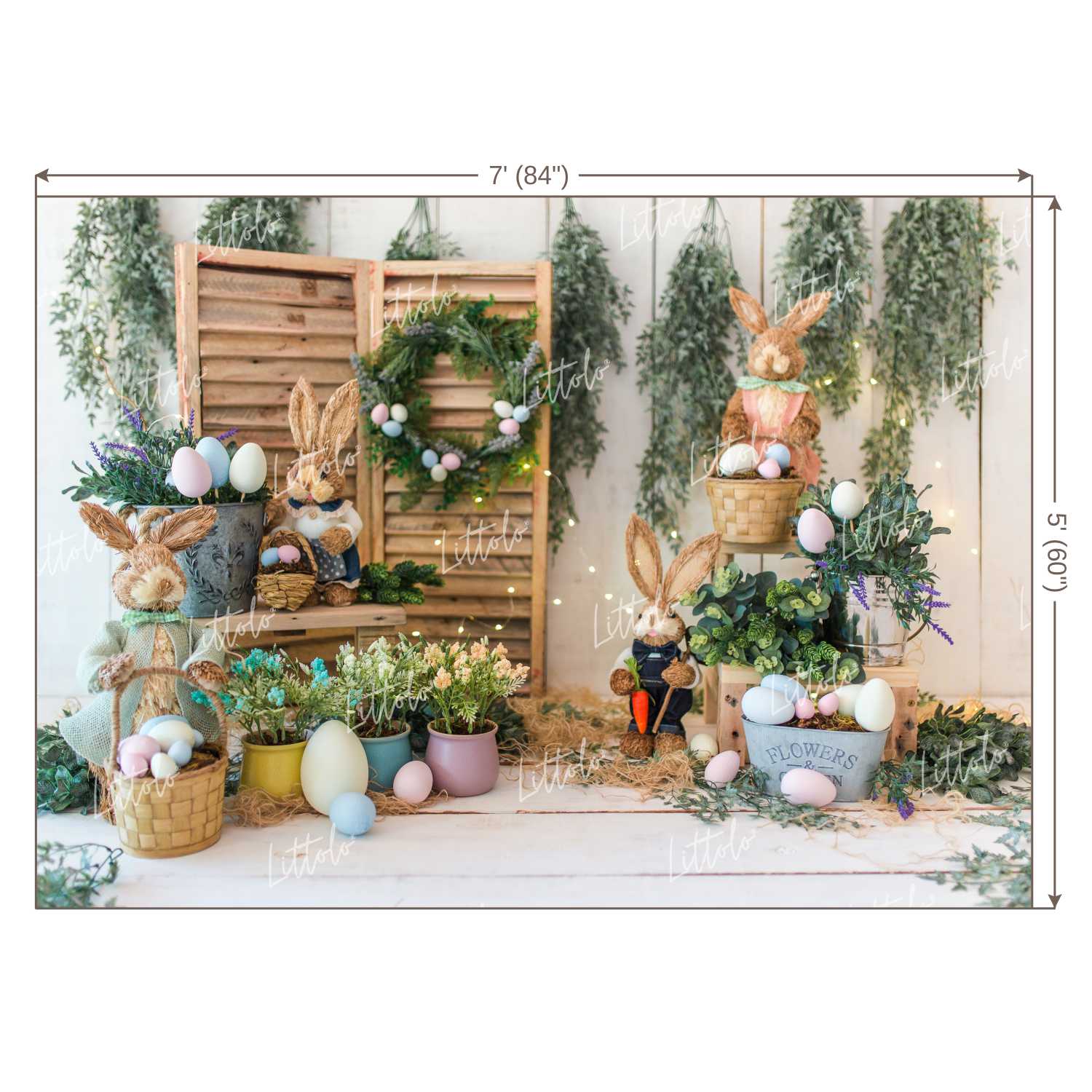 LB0277 Easter Theme Backdrop