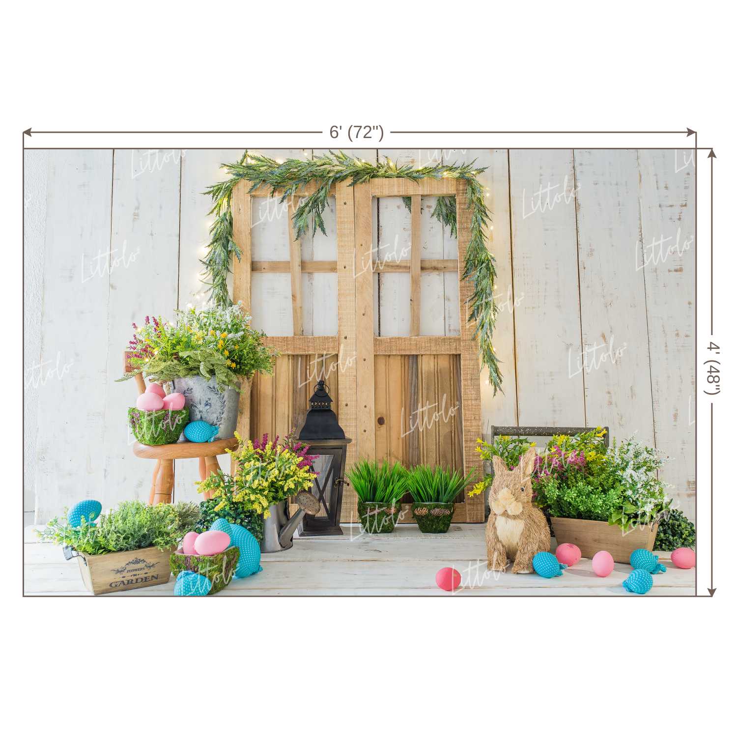 LB0280 Easter Theme Backdrop