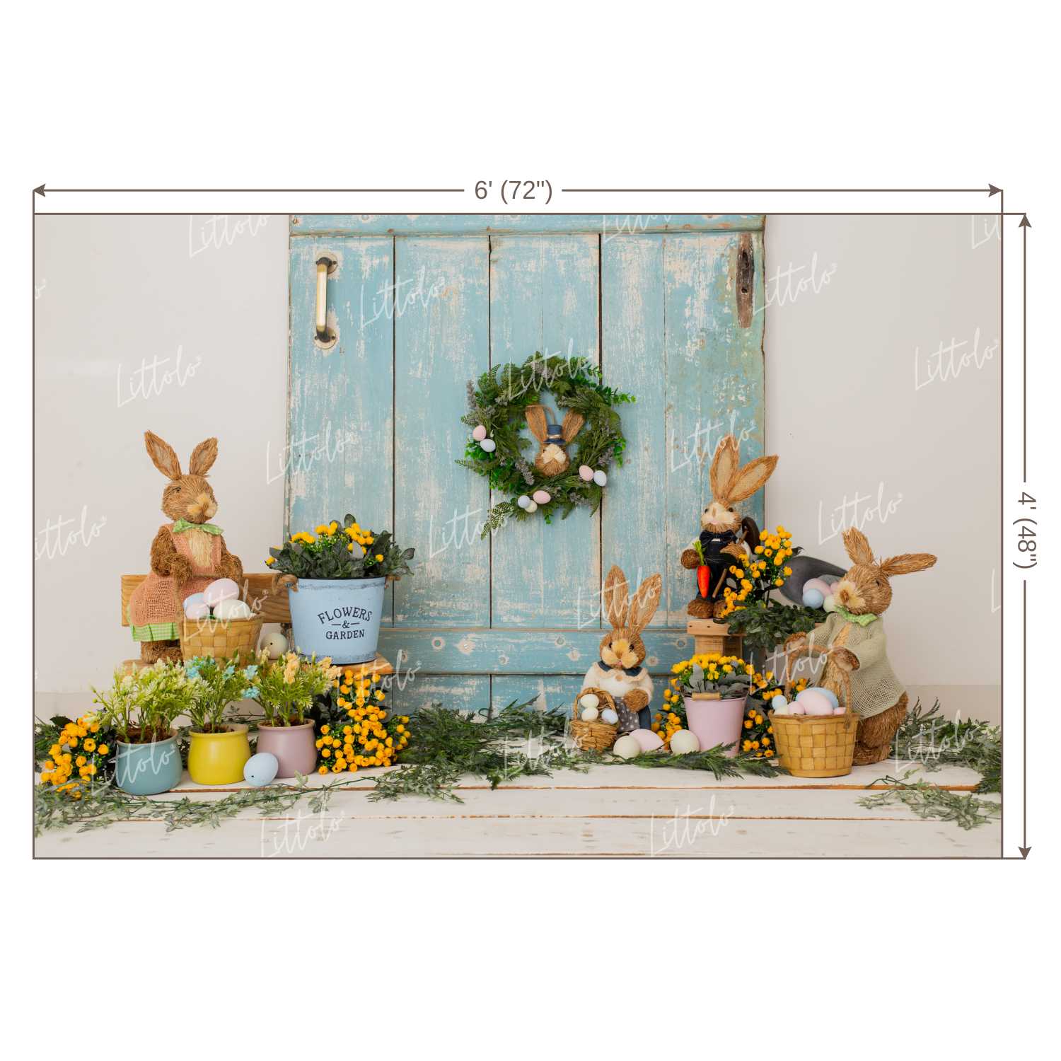 LB0281 Easter Theme Backdrop