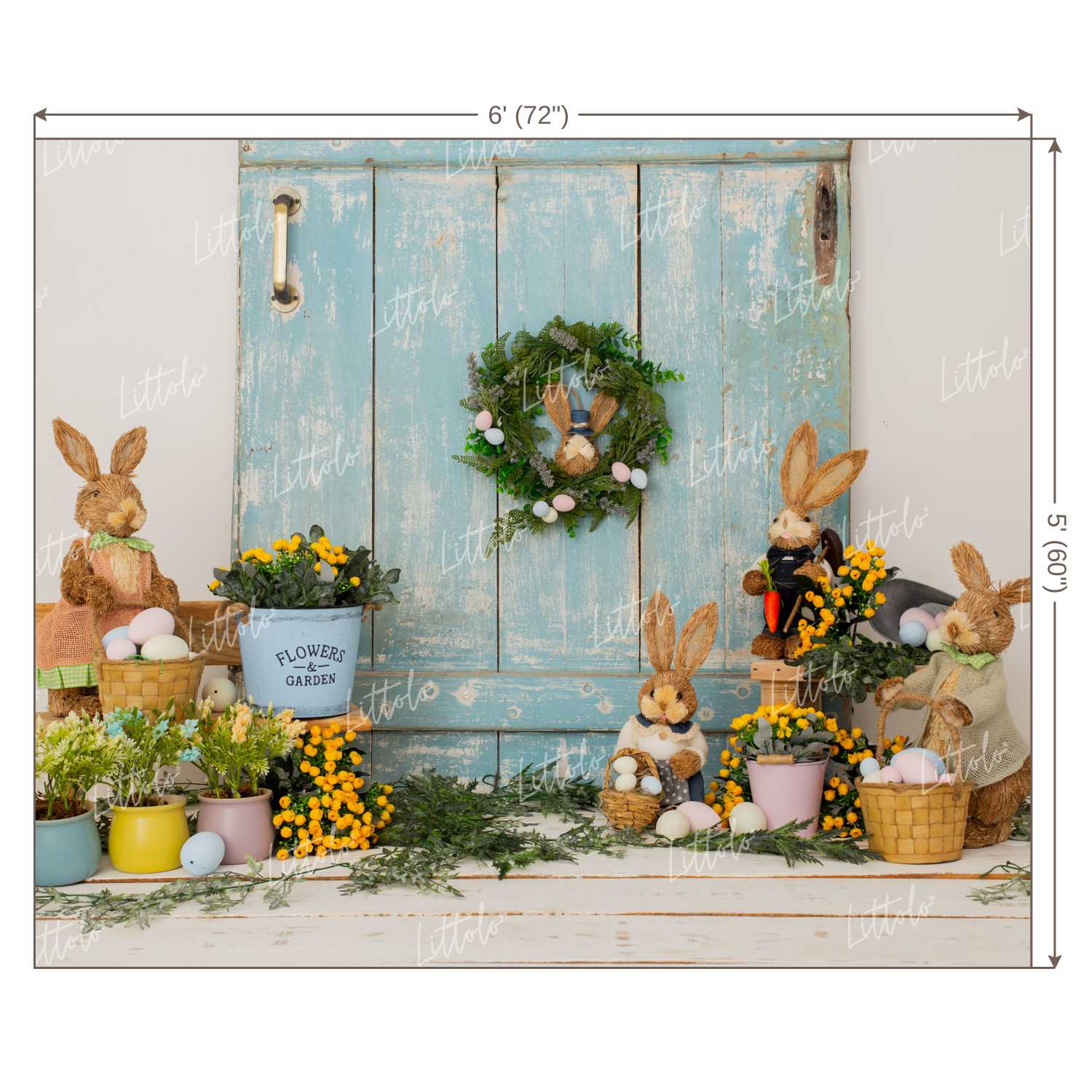 LB0281 Easter Theme Backdrop