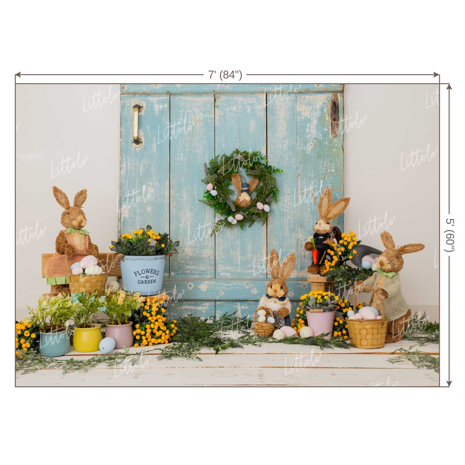 LB0281 Easter Theme Backdrop