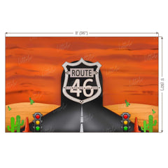 LB0283 Driving Theme Backdrop