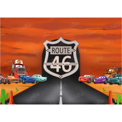 LB0284 Car Theme Backdrop