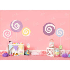 LB0286 Candy Theme Backdrop