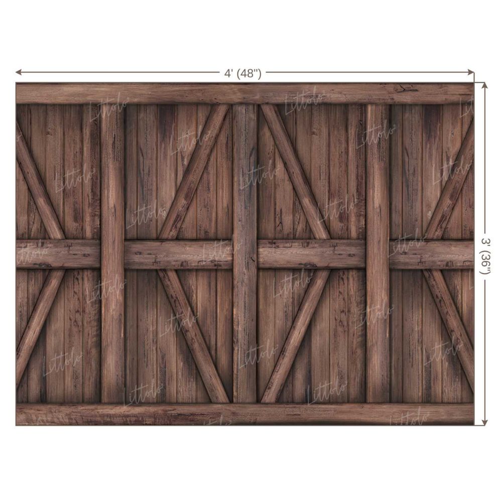 LB0288 Antique Door Theme Backdrop