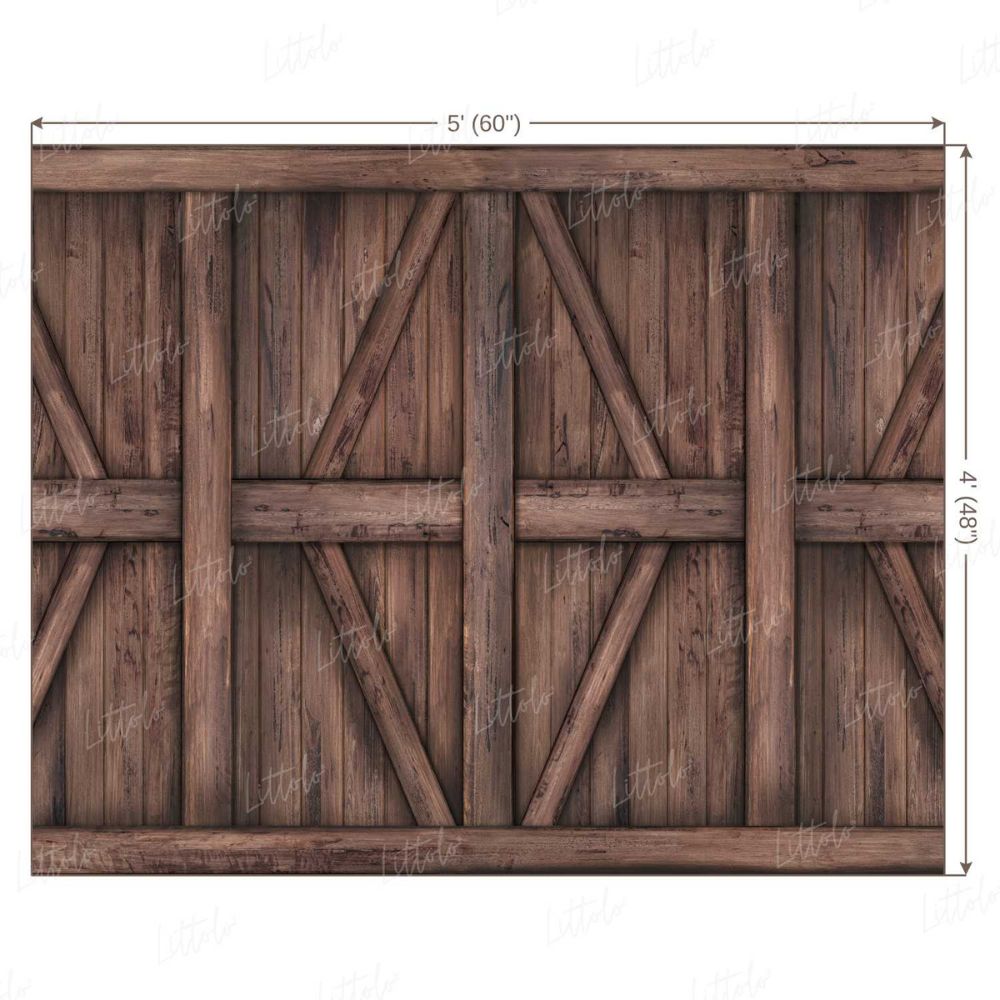 LB0288 Antique Door Theme Backdrop