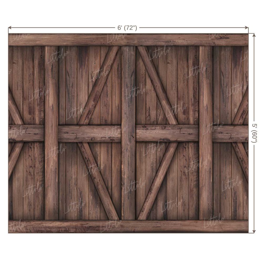 LB0288 Antique Door Theme Backdrop