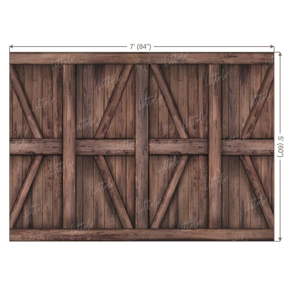 LB0288 Antique Door Theme Backdrop