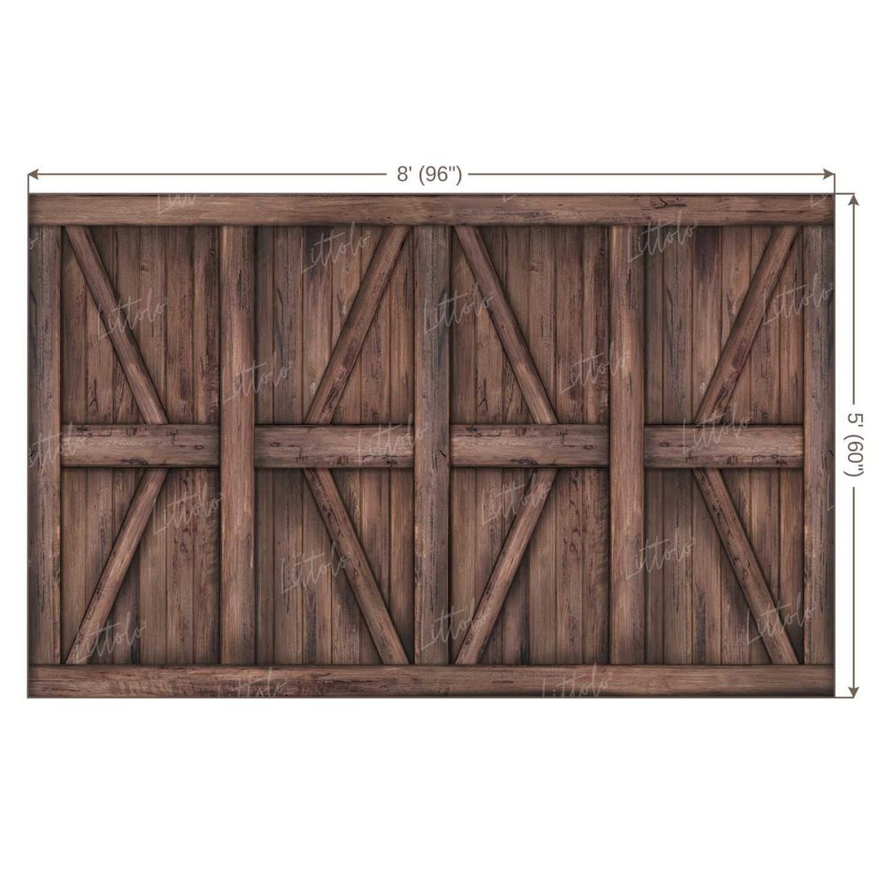 LB0288 Antique Door Theme Backdrop