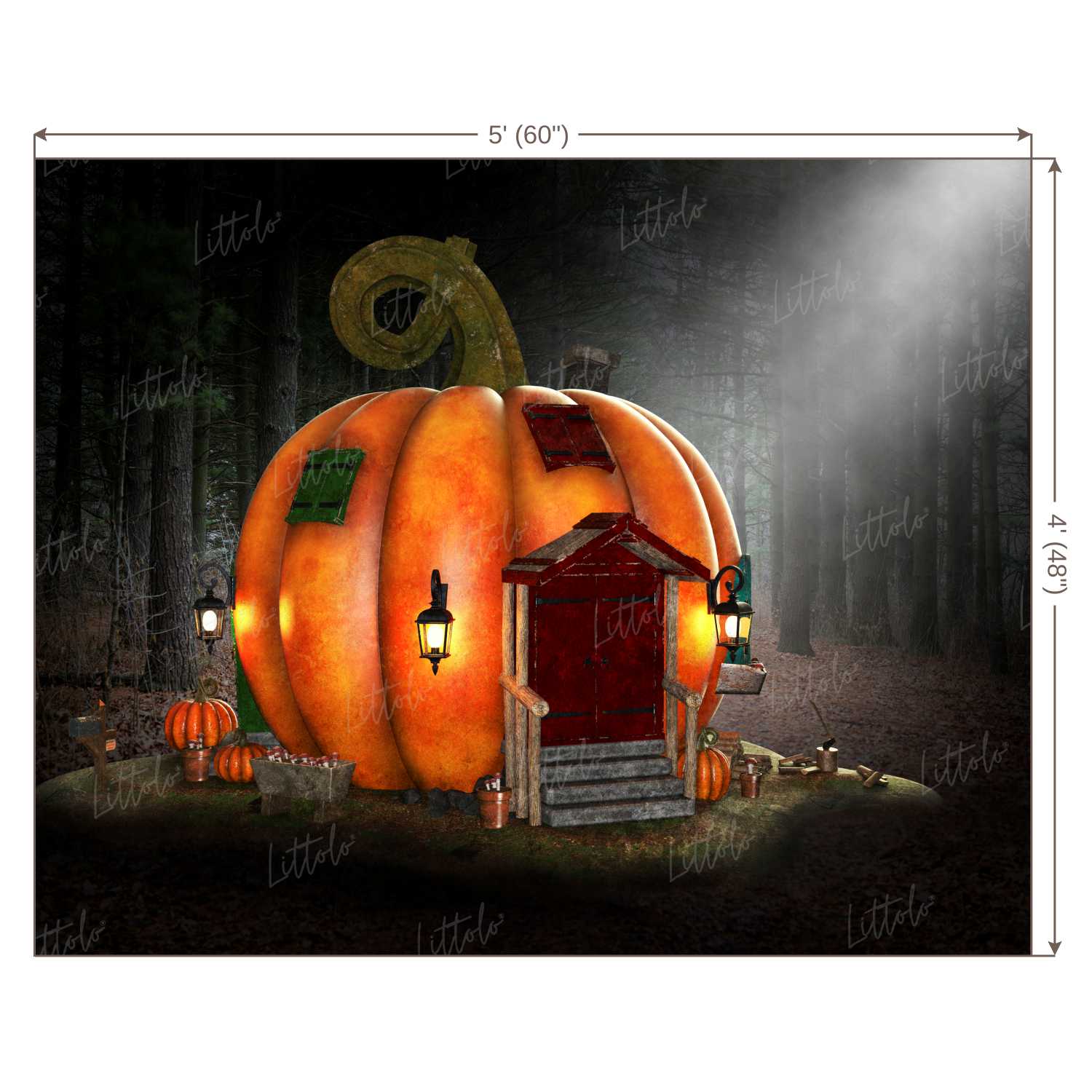 LB0293 Halloween Theme Backdrop