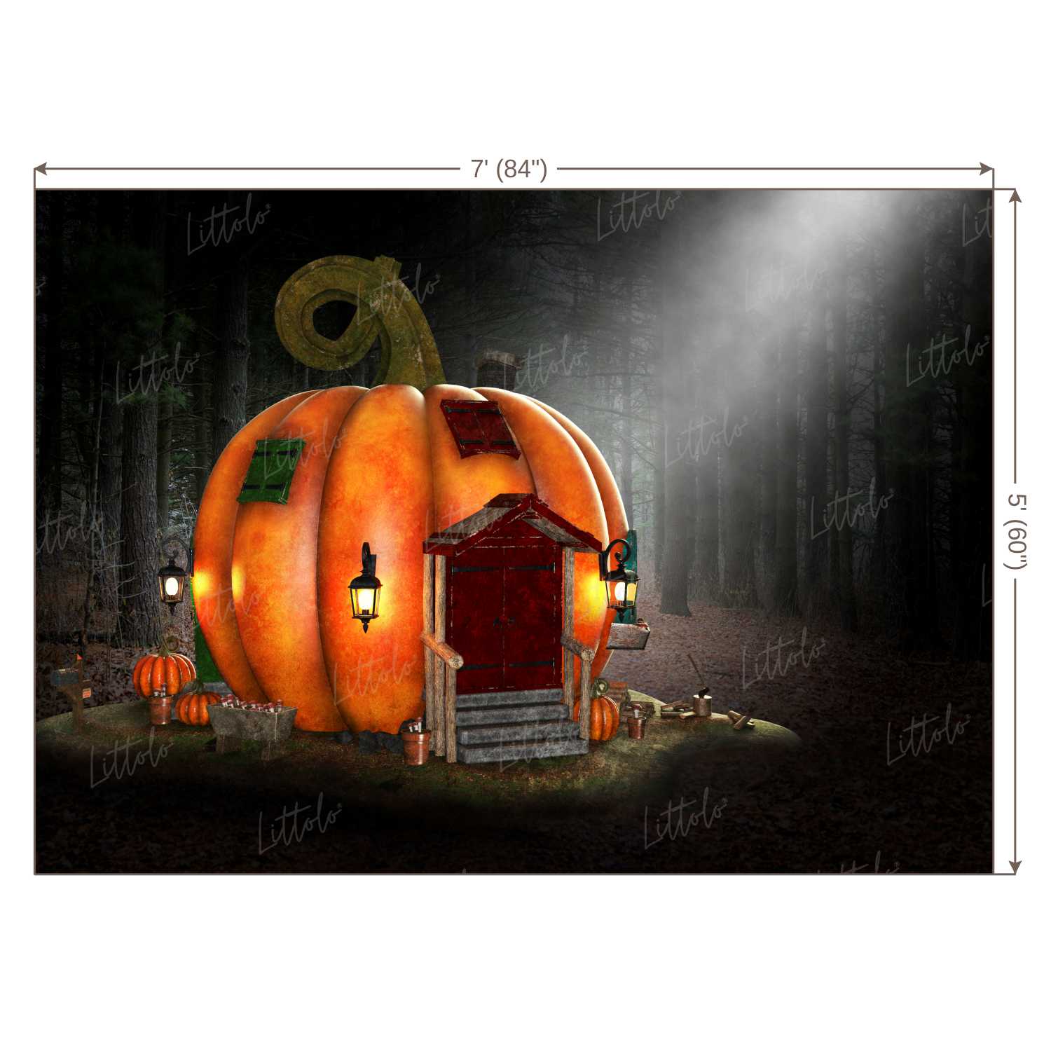 LB0293 Halloween Theme Backdrop