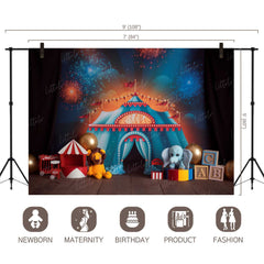 LB0295 Circus Theme Backdrop