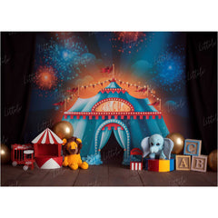 LB0295 Circus Theme Backdrop