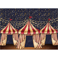 LB0296 Circus Theme Backdrop