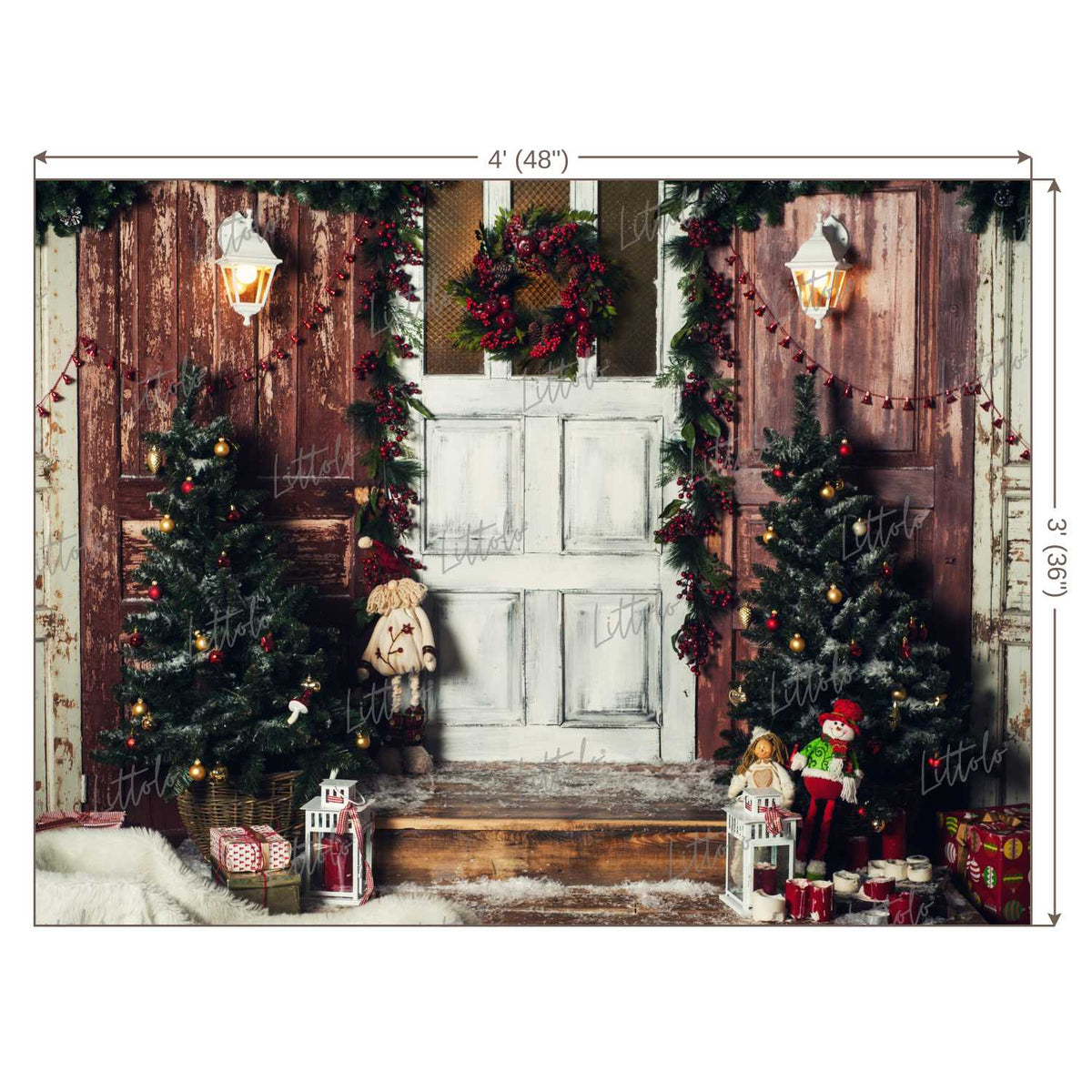 LB0298 Christmas Theme Backdrop