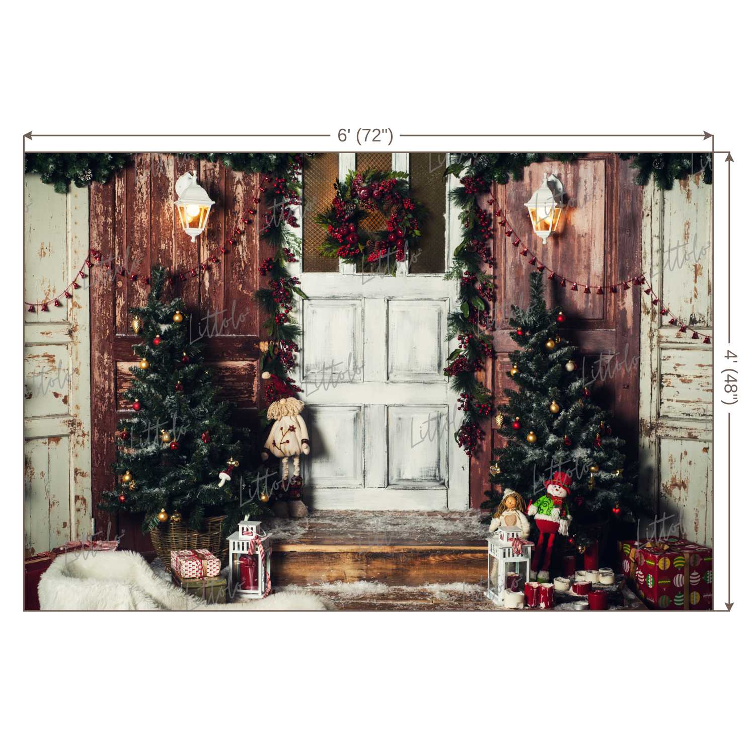 LB0298 Christmas Theme Backdrop