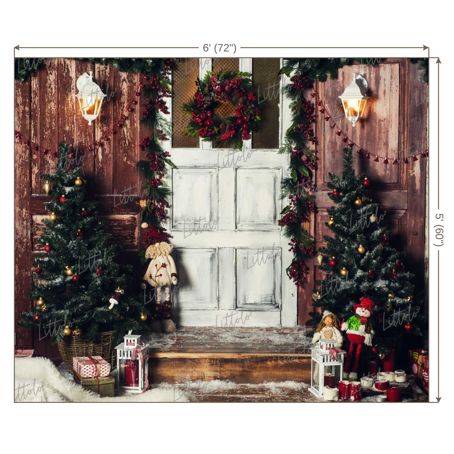 LB0298 Christmas Theme Backdrop