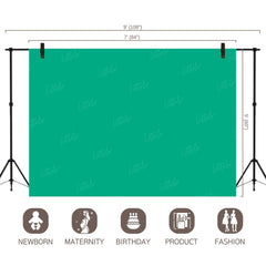 LB0306 Emerald Solid Cold Backdrop