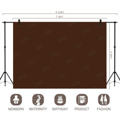 LB0332 Walnut Solid Warm Backdrop