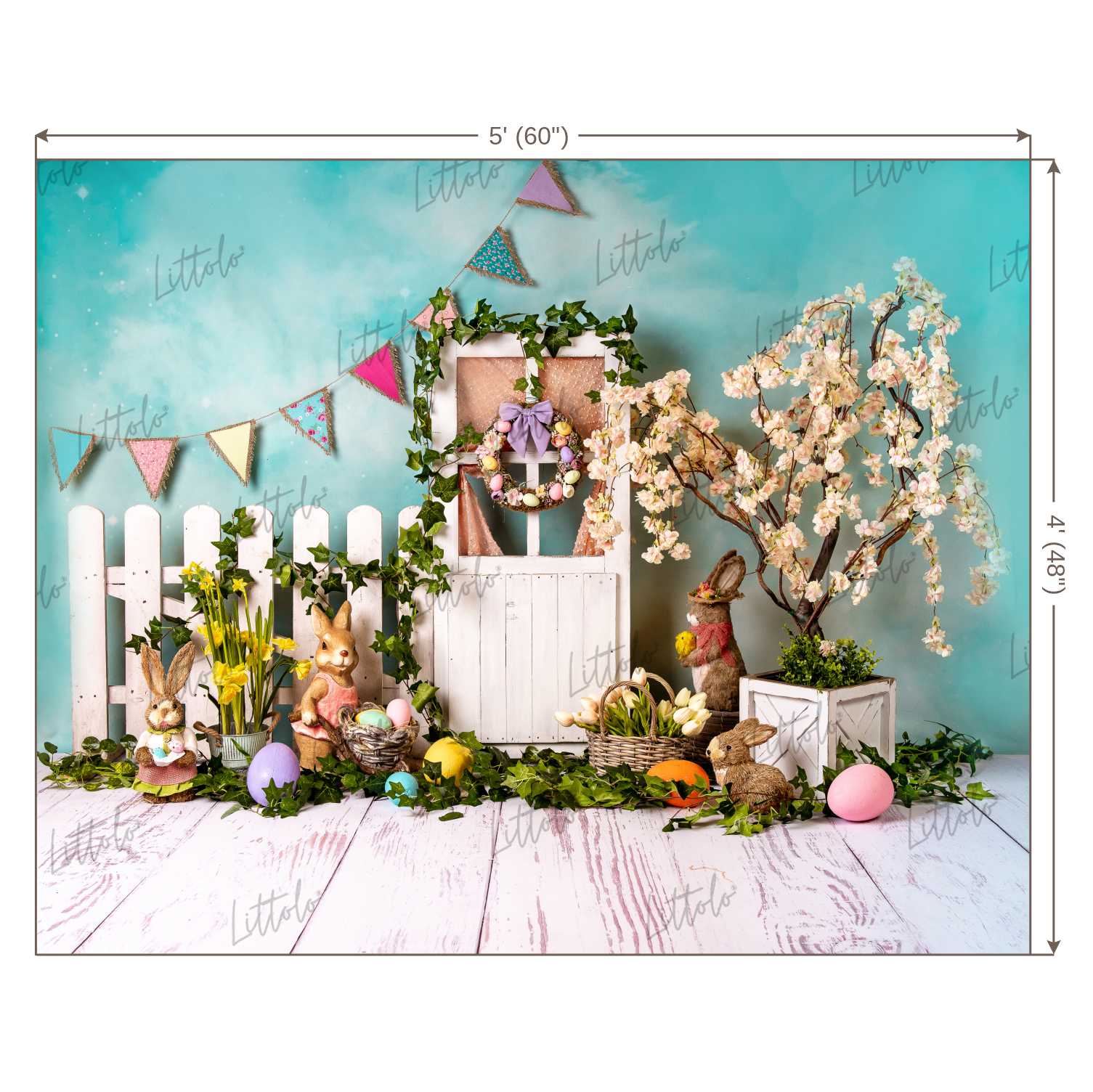 LB0344 Easter Backdrop