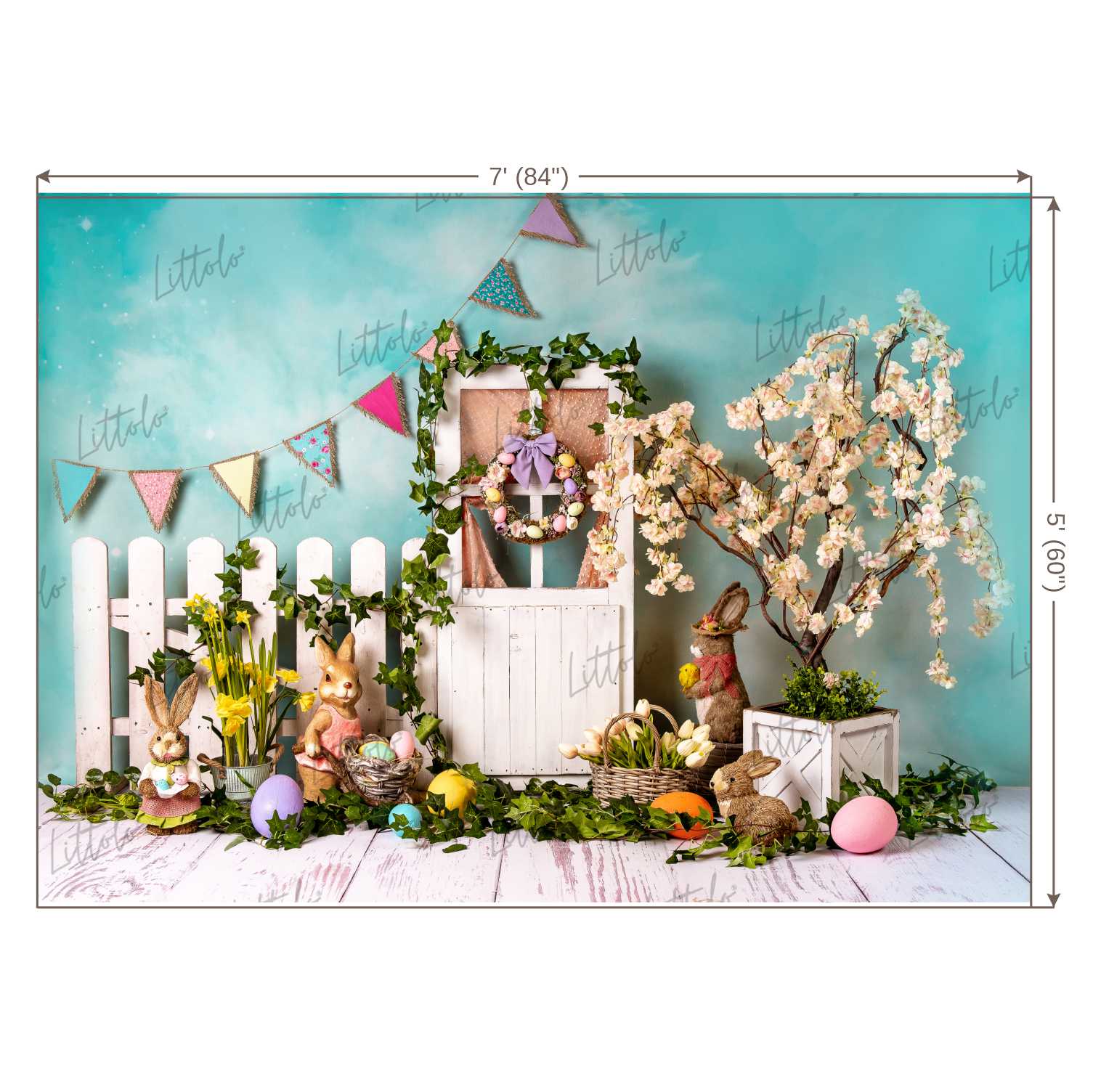 LB0344 Easter Backdrop