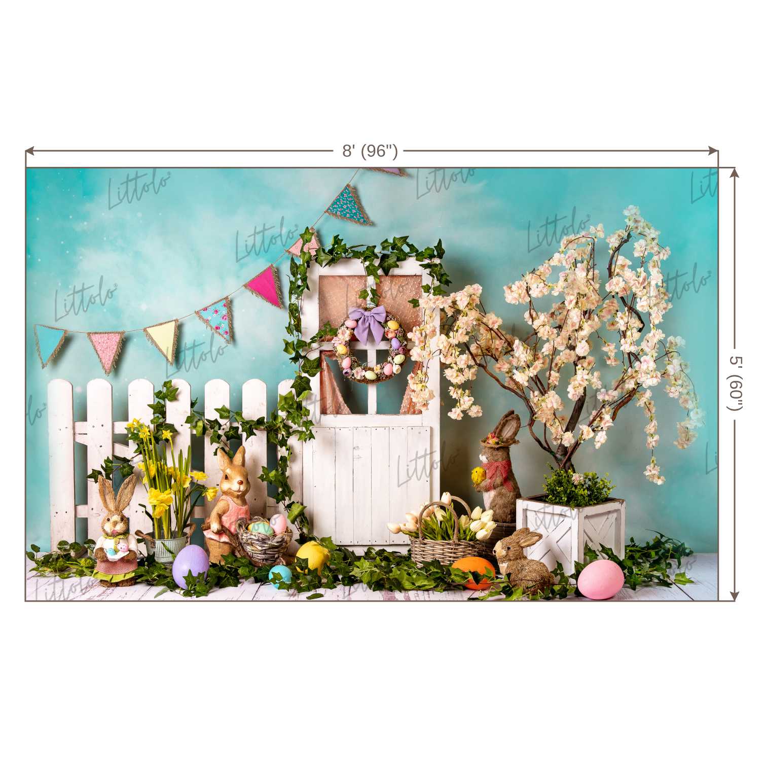 LB0344 Easter Backdrop