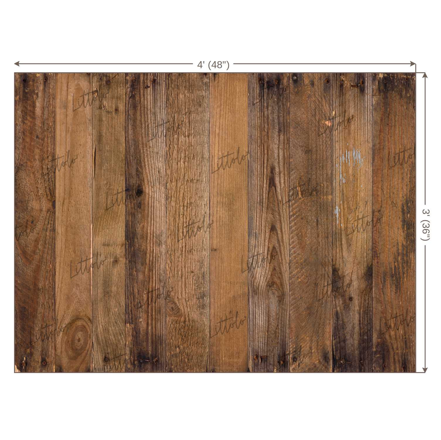 LB0346 Natural Wood Planks