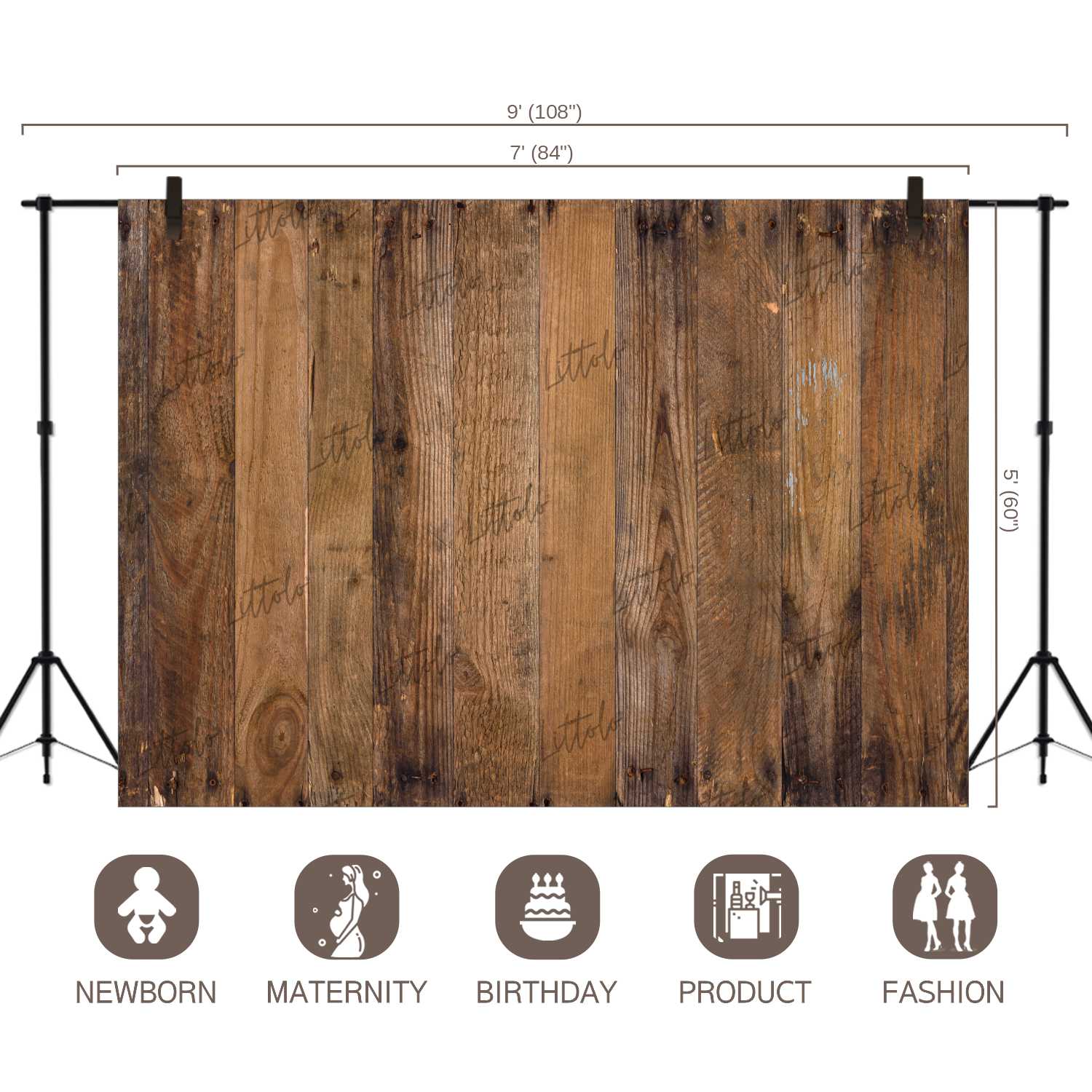 LB0346 Natural Wood Planks