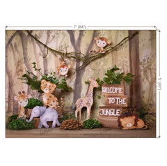 LB0348 Jungle Theme Backdrop